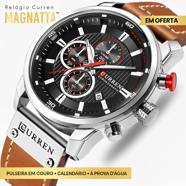 Relógio Curren Magnatta Rinoche™ - [FRETE GRÁTIS SOMENTE HOJE]