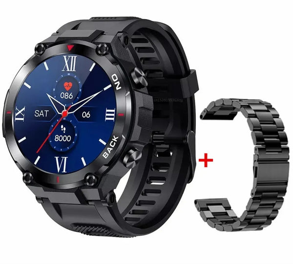 Smartwatch K37 Esportivo com GPS, Pedômetro, Cálculo de Distância, Frequência Cardíaca e mais